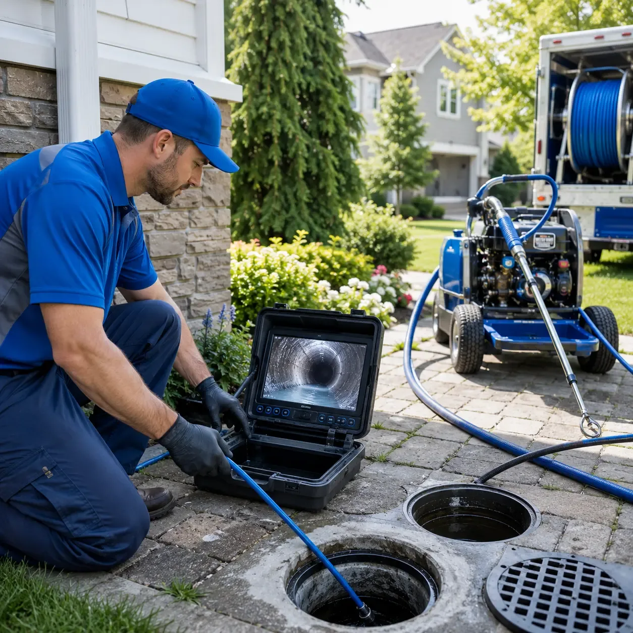 Outdoor drain cleaning professionals serving Parker, PA